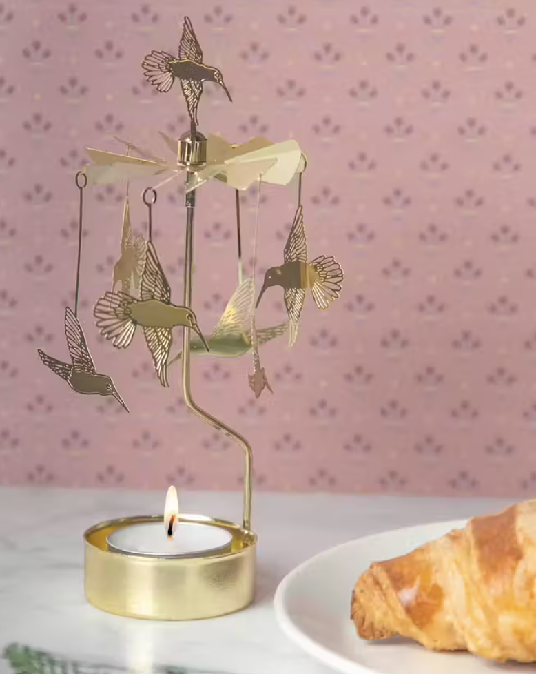 Pluto ANGEL CHIME HUMMING BIRD ロータリーキャンドルホルダー