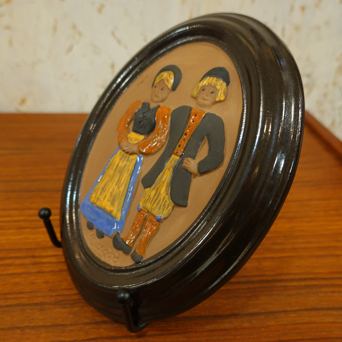 陶板 夫婦 ガブリエル スウェーデン Sweden Gabriel keramik