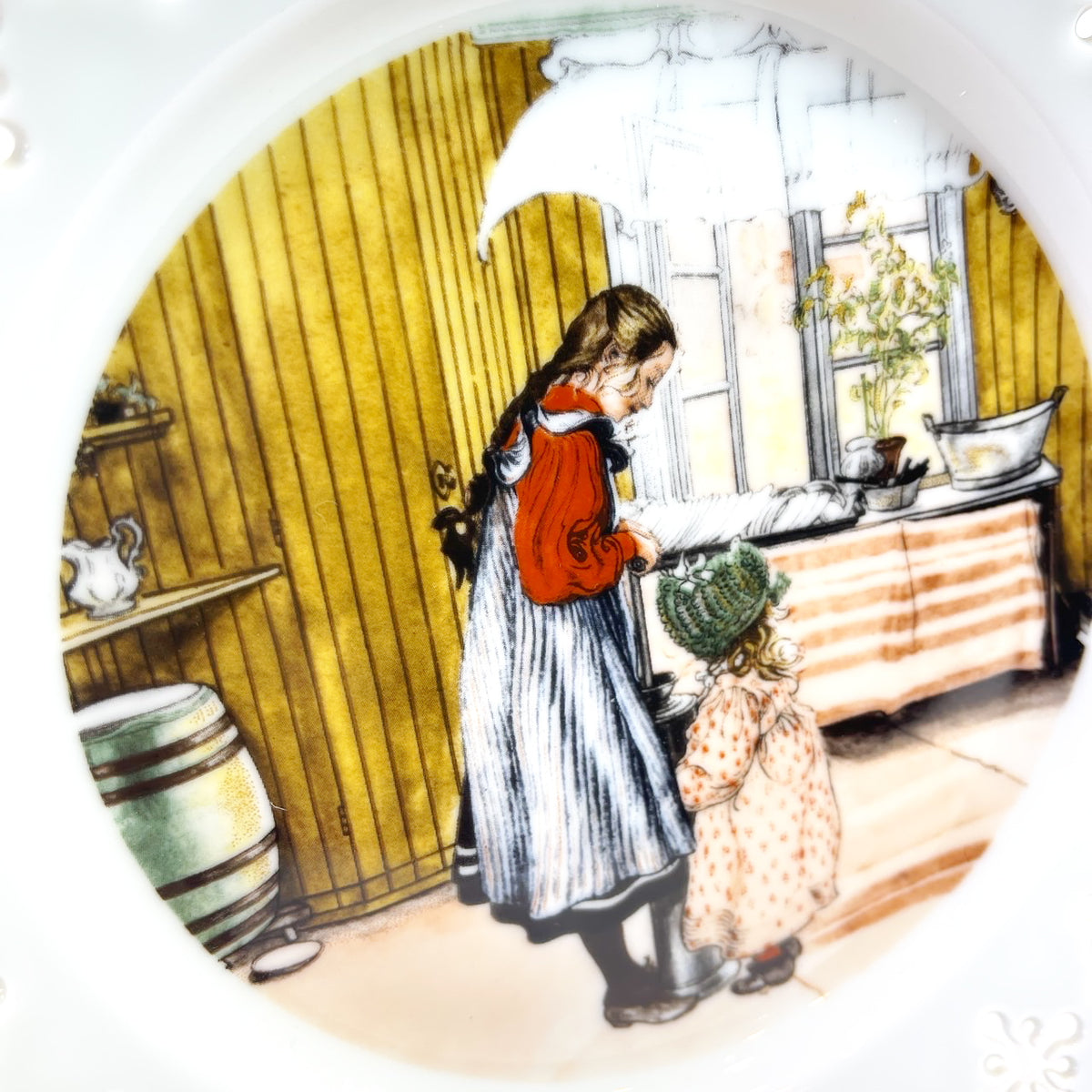 カール ラーション デコレーション プレート 娘たち キッチン KOKKENET