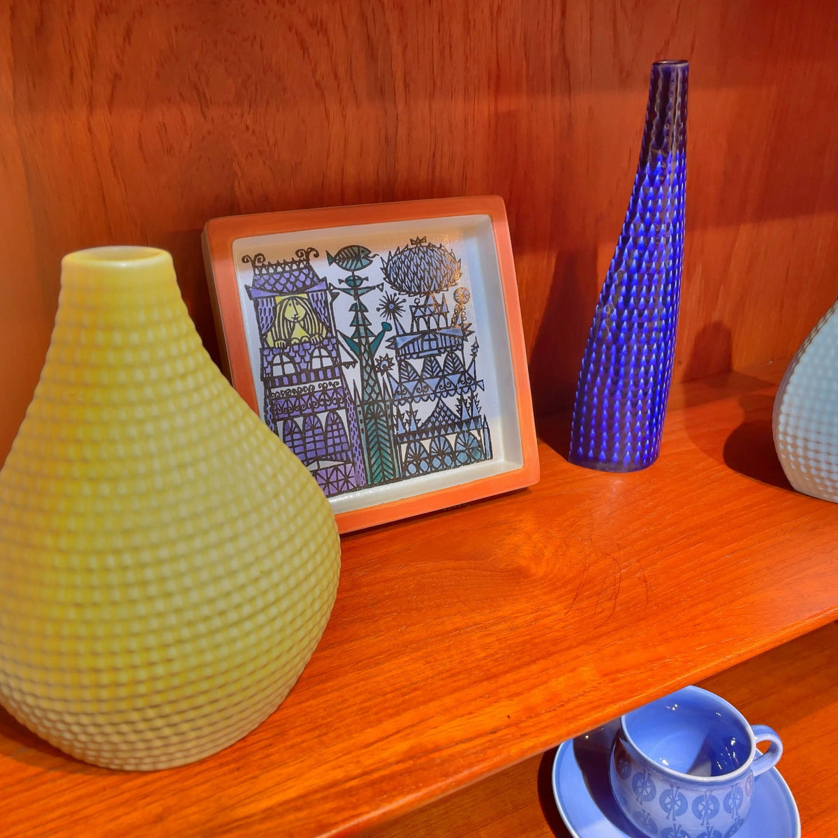 北欧 ヴィンテージ スティグ・リンドベリ プレート グスタフスベリ