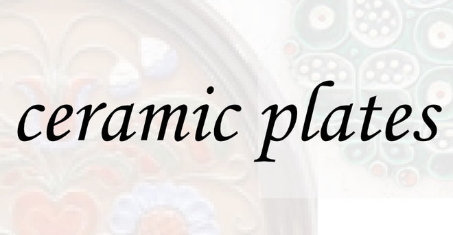 ceramic plates 陶板
