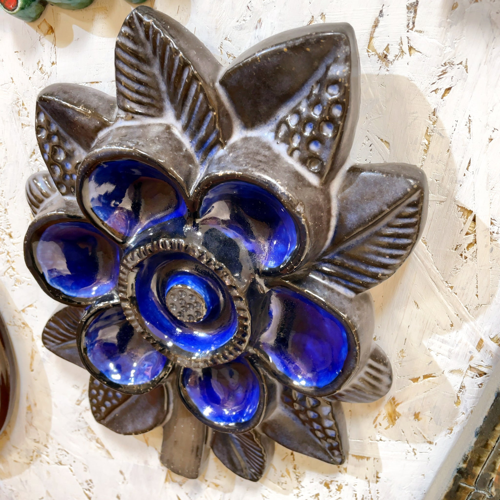 ■現品限り UpsalaEkeby ウプサラエクビー「Fleur」花の陶板 北欧 Upsala Ekeby/ウプサラエクビー Fleur/フルール お花の陶板