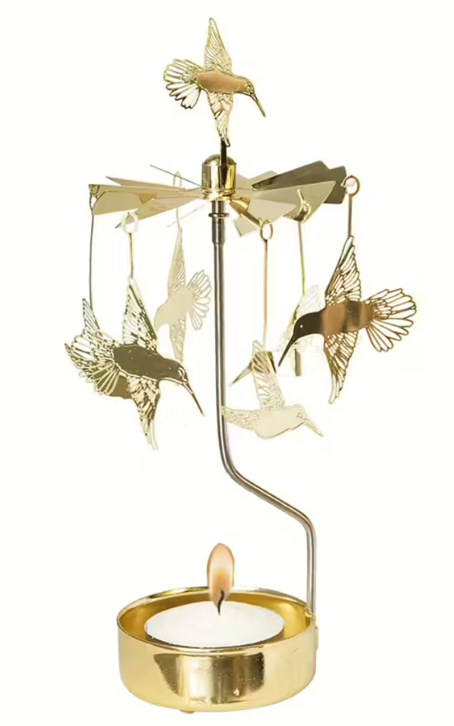 Pluto ANGEL CHIME HUMMING BIRD ロータリーキャンドルホルダー