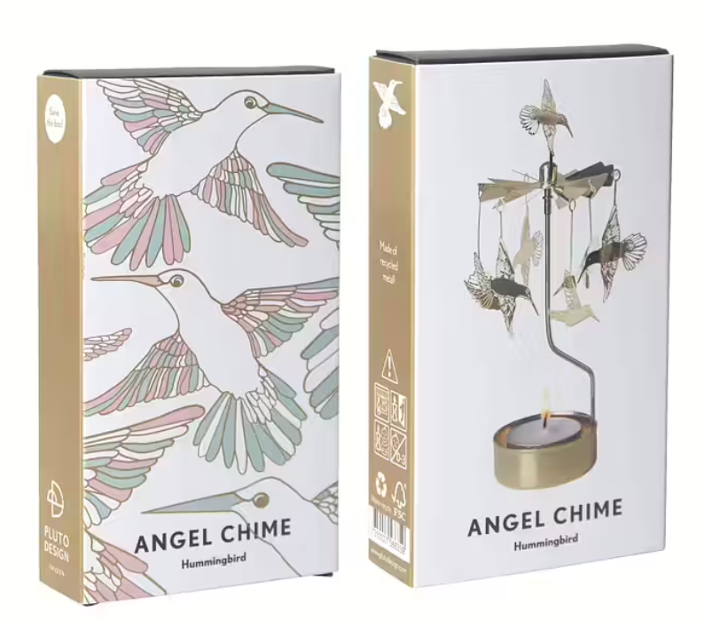 Pluto ANGEL CHIME HUMMING BIRD ロータリーキャンドルホルダー