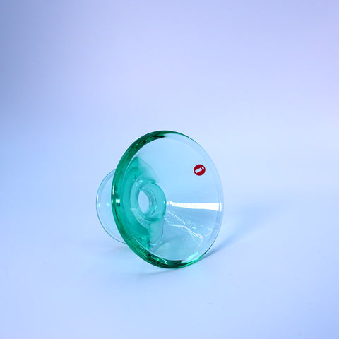 KARTIOキャンドルホルダー(グリーン) Iittala イッタラ フィンランド ヴィンテージ カイ フランク   ガラス ハンドメイド 北欧 インテリア デザイン