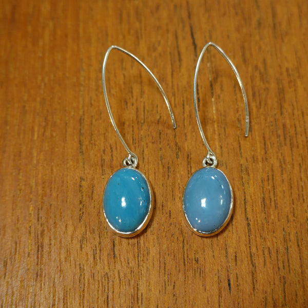 【新品】ピアス  シルバー スウェディッシュブルー アクセサリー ジュエリー スウェーデン Swedish Blue Plain Earrings MediumBlue Sweden