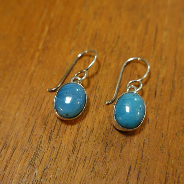 【新品】ピアス  シルバー スウェディッシュブルー アクセサリー ジュエリー スウェーデン Swedish Blue Plain Earrings MediumBlue Sweden