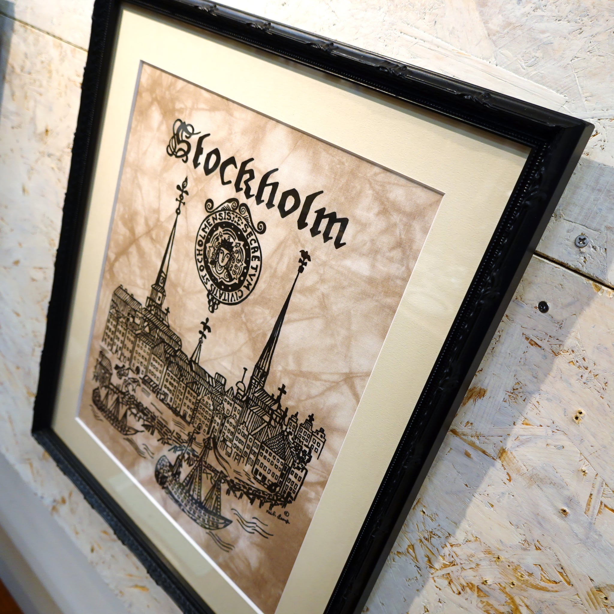 stockholm スウェーデン アート ハイジ ランゲ シルクスクリーン