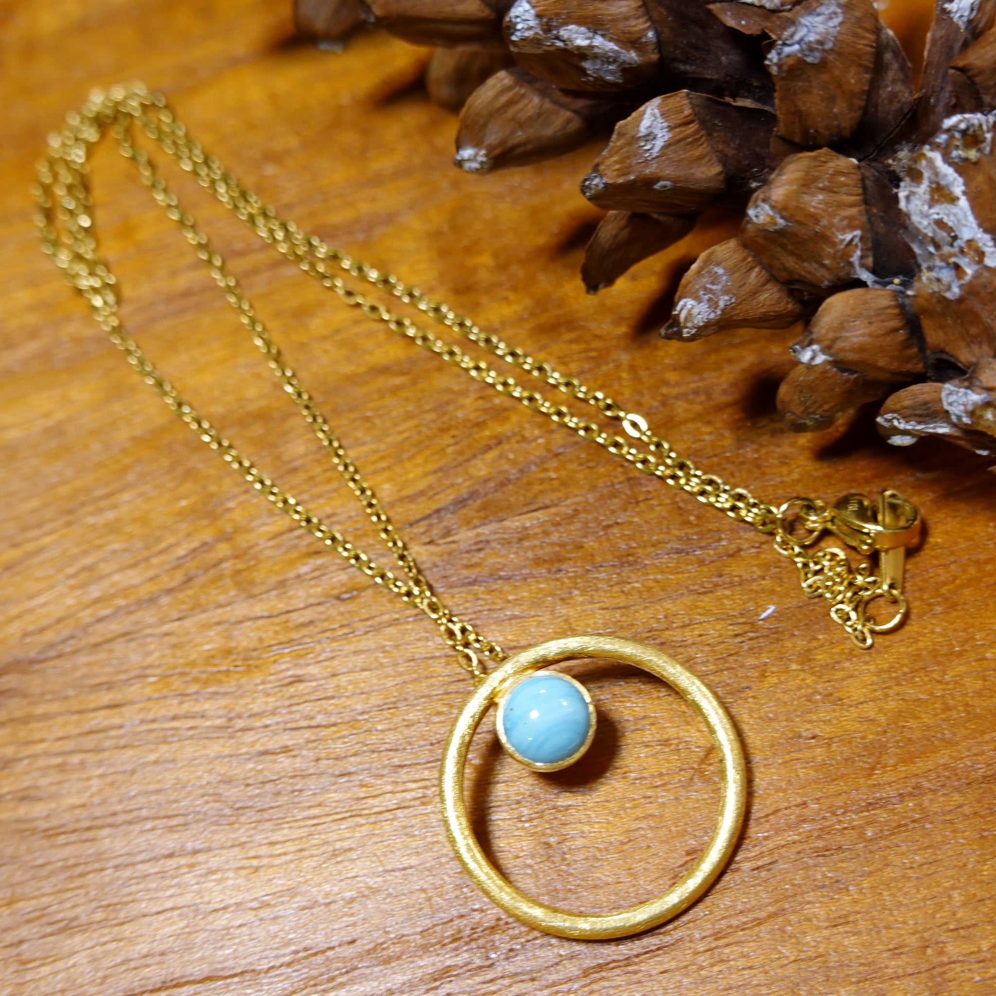 【新品】 ペンダント  シルバー スウェディッシュブルー アクセサリー ジュエリー スウェーデン Swedish Blue Cirkel Pendant Gold Sweden