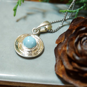 【新品】 ネックレス  シルバー スウェディッシュブルー アクセサリー ジュエリー スウェーデン Swedish Blue Eira Pendant Sweden