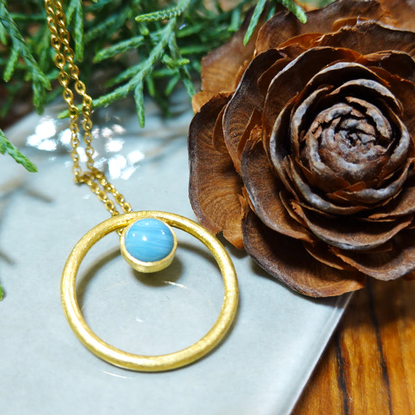 【新品】 ペンダント  シルバー スウェディッシュブルー アクセサリー ジュエリー スウェーデン Swedish Blue Cirkel Pendant Gold Sweden