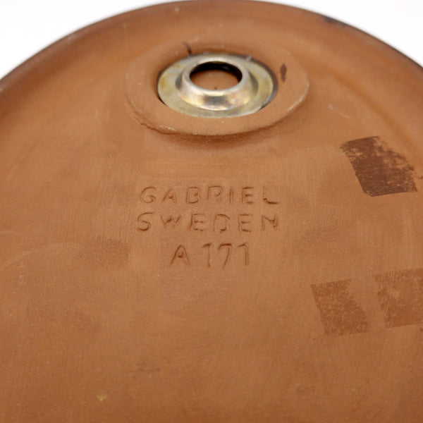 陶板　花（ピンク）　GABRIEL  Sweden ヴィンテージ　スウェーデン
