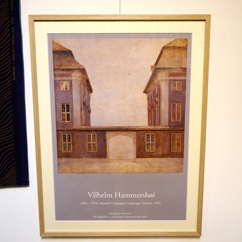 アートフレーム ポスター Vilhelm Hammershoi  Old Encyclopedia 北欧 デンマーク ハンマースホイ Denmark【額送B】