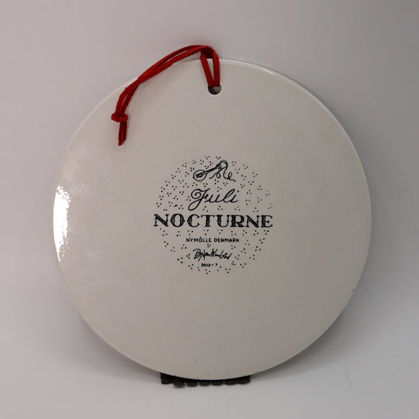 Bjorn Wiinblad(ビヨン・ヴィンブラッド)　NYMOLLE(二モール)　マンスリープレート7月「NOCTURNE」　Black　デンマーク　陶板