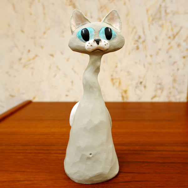 猫 オブジェ スウェーデン COOL CATS Blue eyes Nääsgränsgården SWEDEN 新品