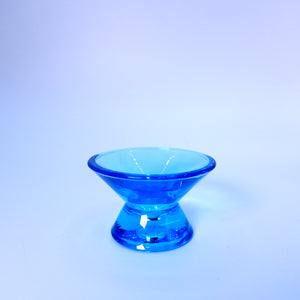 KARTIOキャンドルホルダー(アクアブルー) Iittala イッタラ フィンランド ヴィンテージ カイ フランク   ガラス ハンドメイド 北欧 インテリア デザイン