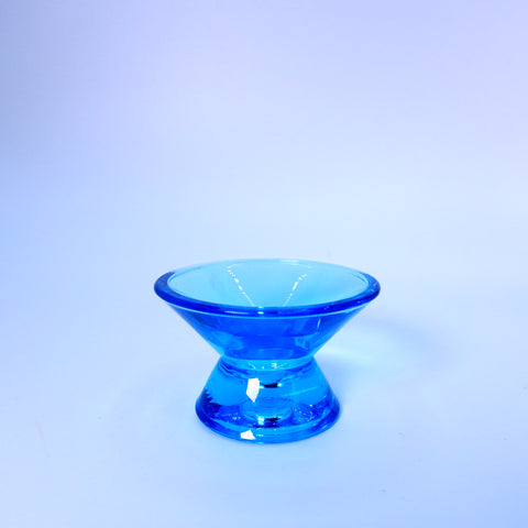KARTIOキャンドルホルダー(アクアブルー) Iittala イッタラ フィンランド ヴィンテージ カイ フランク   ガラス ハンドメイド 北欧 インテリア デザイン