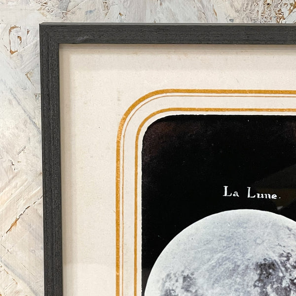 アートフレーム ポスター La LuneⅡ Old Encyclopedia Denmark 北欧 デンマーク【額送A】