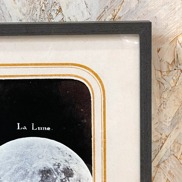 アートフレーム ポスター La LuneⅡ Old Encyclopedia Denmark 北欧 デンマーク【額送A】