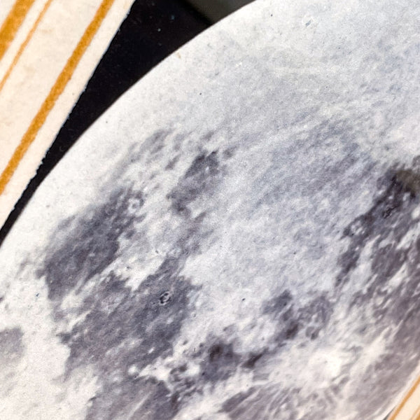 アートフレーム ポスター La LuneⅡ Old Encyclopedia Denmark 北欧 デンマーク【額送A】