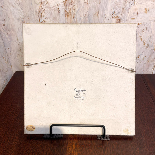 リサ ラーソン ヴィンテージ 陶板 バイキング レアカラー Vintage Lisa Larson gustavsberg Sweden  ヴィンテージ スウェーデン