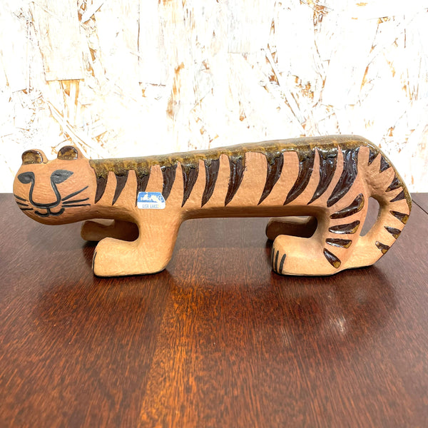 リサ ラーソン ヴィンテージ フィギュア タイガー Tiger AFRIKAシリーズ 虎 トラ Vintage Lisa Larson gustavsberg Sweden  ヴィンテージ スウェーデン