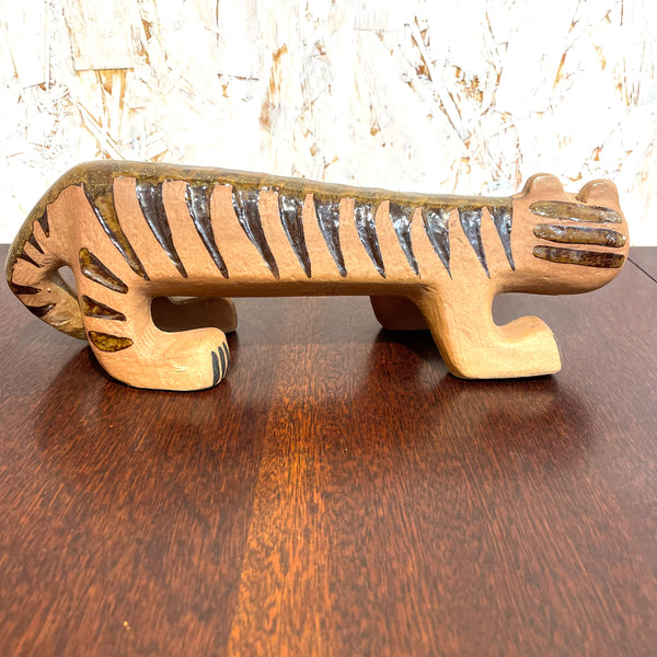リサ ラーソン ヴィンテージ フィギュア タイガー Tiger AFRIKAシリーズ 虎 トラ Vintage Lisa Larson gustavsberg Sweden  ヴィンテージ スウェーデン