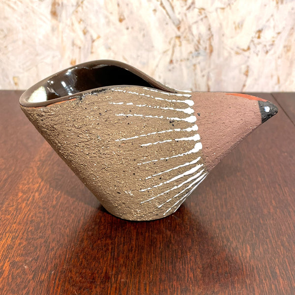 フラワーベース トーマスヘルストロム レア品 鳥  北欧 ヴィンテージ スウェーデン Nittsjo Thomas Hellstroｍ Sweden