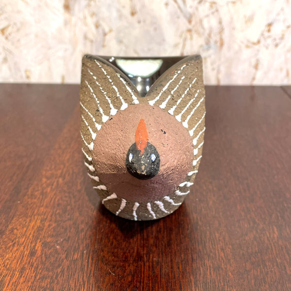 フラワーベース トーマスヘルストロム レア品 鳥  北欧 ヴィンテージ スウェーデン Nittsjo Thomas Hellstroｍ Sweden