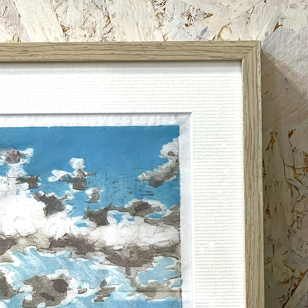 スウェーデン アート リトグラフ 積雲 空 絵画 壁掛け 北欧 Cumulus Ingver Nibfelt 【額送B】