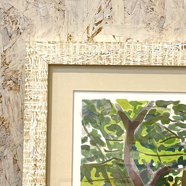 スウェーデン アート リトグラフ Kallslattenの森 絵画 壁掛け 北欧 Hans Tollsten Sweden 【額送A】