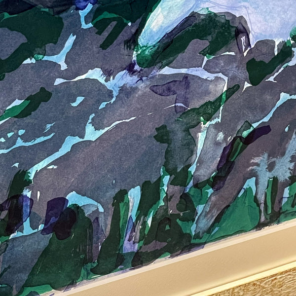 スウェーデン アート リトグラフ 夜の騎行 絵画 壁掛け 北欧 Gosta Wenner Sweden Nattlig ritt 【額送C】