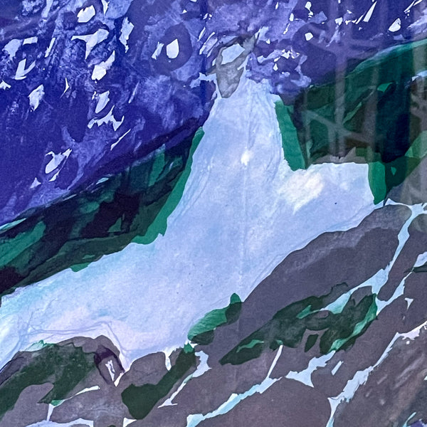 スウェーデン アート リトグラフ 夜の騎行 絵画 壁掛け 北欧 Gosta Wenner Sweden Nattlig ritt 【額送C】