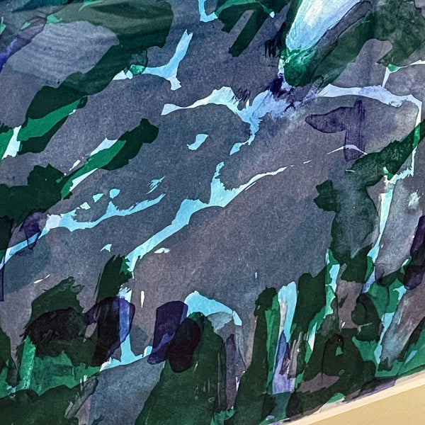 スウェーデン アート リトグラフ 夜の騎行 絵画 壁掛け 北欧 Gosta Wenner Sweden Nattlig ritt 【額送C】
