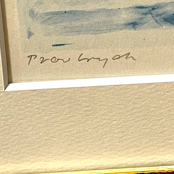 スウェーデン アート リトグラフ 壁掛け 絵画 群島のビジョン ヘルムトルート二ストロム archipelago vision  Sweden lithograph Helmtrud Nystrom 【額送A】