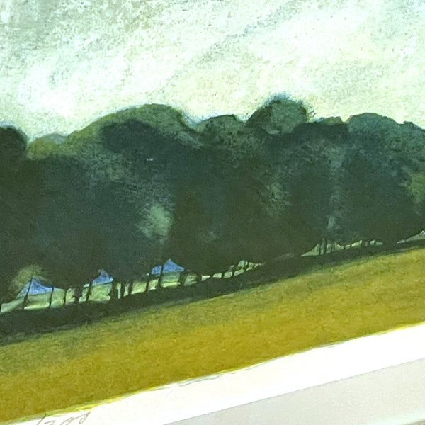 スウェーデン アート リトグラフ 壁掛け 絵画 風景画 グナーラーソン Sweden lithograph Gunner Larson【額送B】