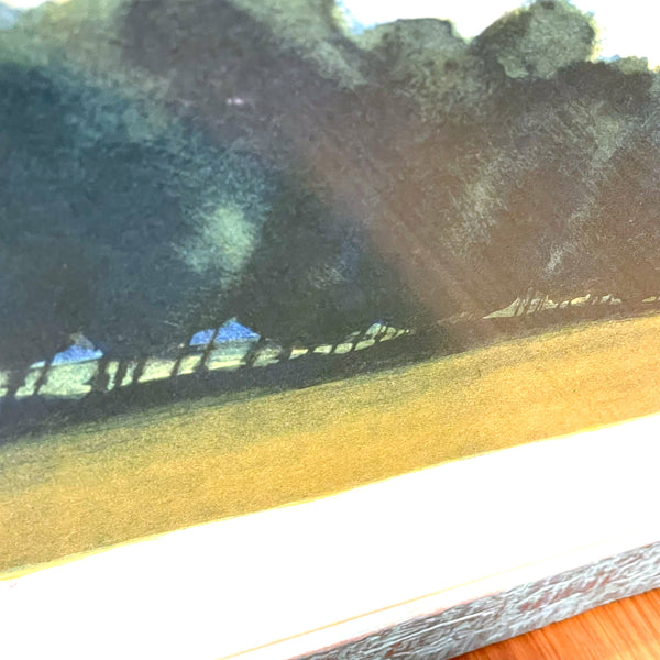 スウェーデン アート リトグラフ 壁掛け 絵画 風景画 グナーラーソン Sweden lithograph Gunner Larson【額送B】