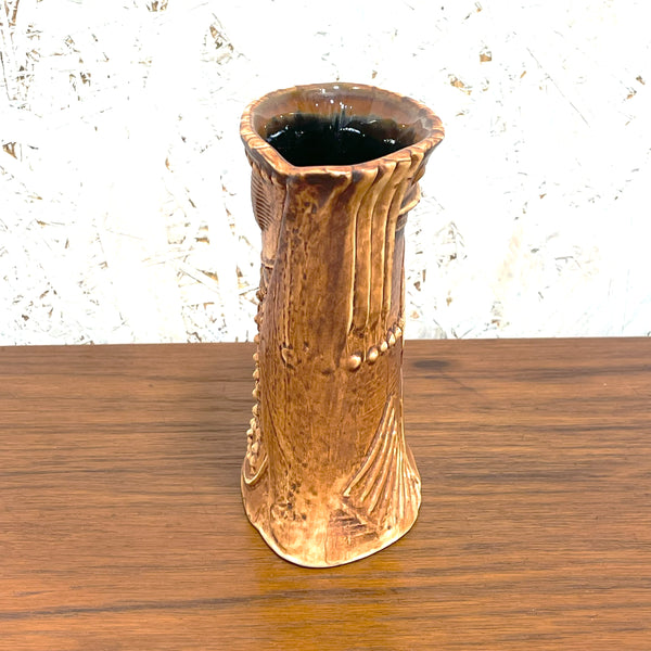 フラワーベース バーティルヴァリーン 花瓶 ブラウン brown ロールストランド Rorstrand 北欧 ヴィンテージ スウェーデン Bertil Vallien Terra Sweden