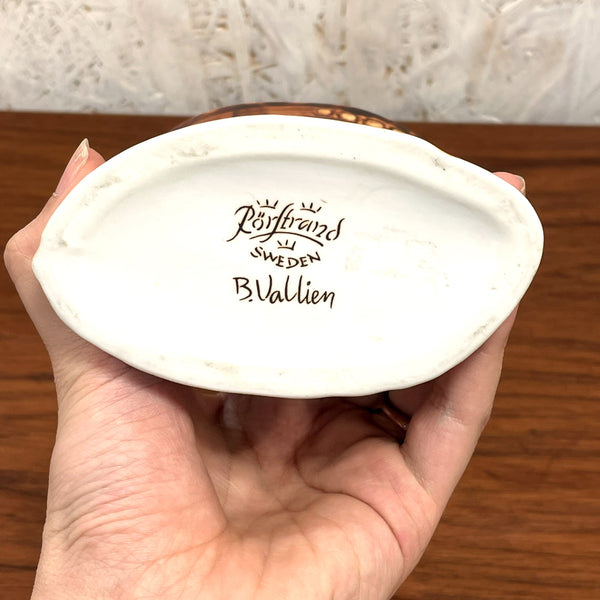 フラワーベース バーティルヴァリーン 花瓶 ブラウン brown ロールストランド Rorstrand 北欧 ヴィンテージ スウェーデン Bertil Vallien Terra Sweden