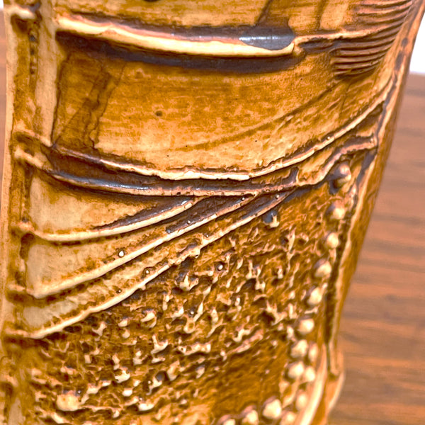 フラワーベース バーティルヴァリーン 花瓶 ブラウン brown ロールストランド Rorstrand 北欧 ヴィンテージ スウェーデン Bertil Vallien Terra Sweden