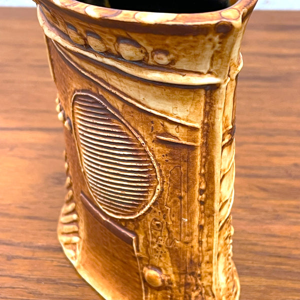 フラワーベース バーティルヴァリーン 花瓶 ブラウン brown ロールストランド Rorstrand 北欧 ヴィンテージ スウェーデン Bertil Vallien Terra Sweden