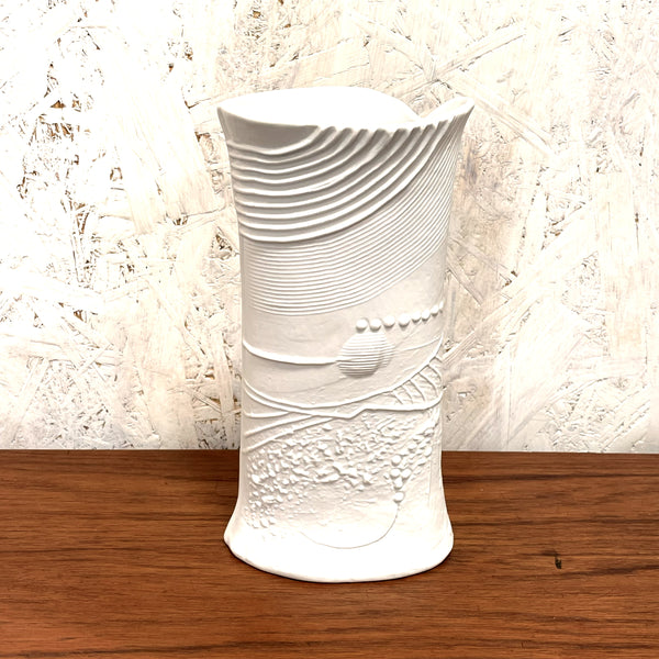 フラワーベース バーティルヴァリーン 花瓶 ホワイト white ロールストランド Rorstrand 北欧 ヴィンテージ スウェーデン Bertil Vallien Terra Sweden