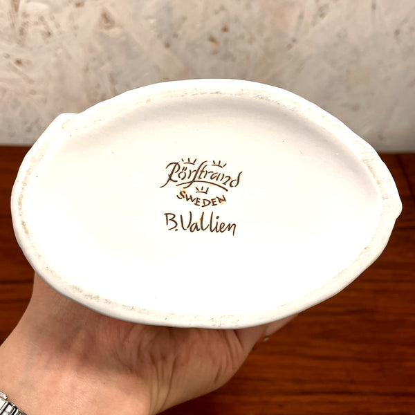フラワーベース バーティルヴァリーン 花瓶 ホワイト white ロールストランド Rorstrand 北欧 ヴィンテージ スウェーデン Bertil Vallien Terra Sweden