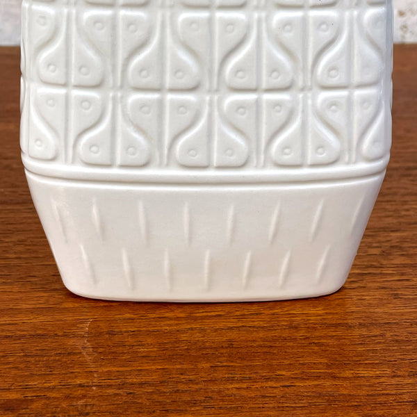 フラワーベース グンナーニールンド 花瓶 ホワイト white ロールストランド Rorstrand 北欧 ヴィンテージ スウェーデン Gunnar Nylund Domino Sweden