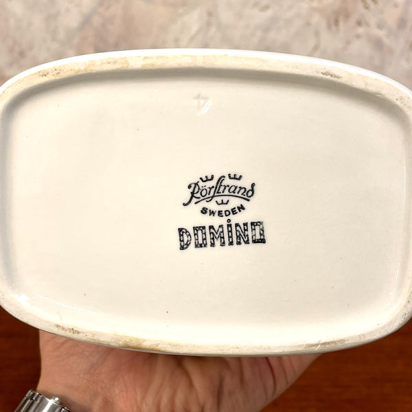 フラワーベース グンナーニールンド 花瓶 ホワイト white ロールストランド Rorstrand 北欧 ヴィンテージ スウェーデン Gunnar Nylund Domino Sweden