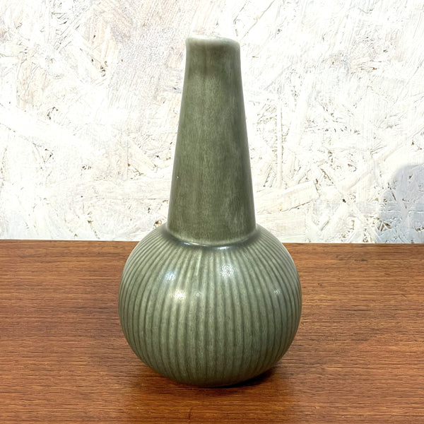 フラワーベース グンナーニールンド 花瓶 グリーン green ロールストランド Rorstrand 北欧 ヴィンテージ スウェーデン Gunnar Nylund Ritzi Sweden