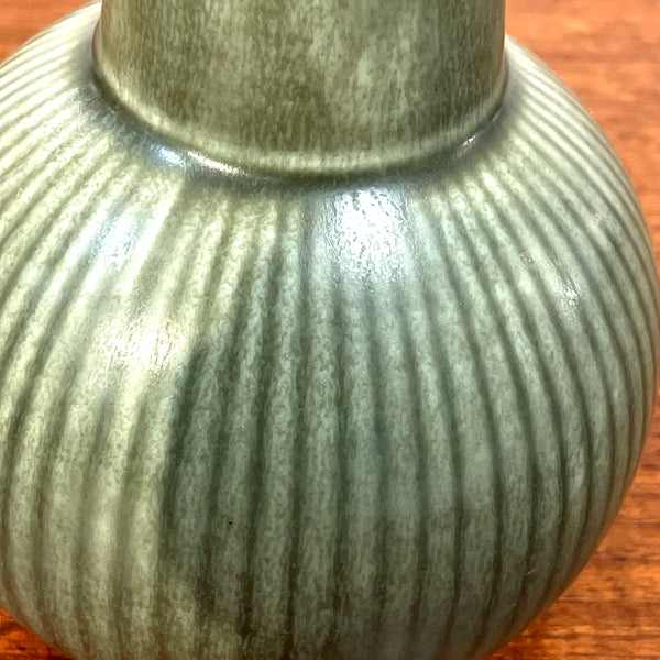 フラワーベース グンナーニールンド 花瓶 グリーン green ロールストランド Rorstrand 北欧 ヴィンテージ スウェーデン Gunnar Nylund Ritzi Sweden