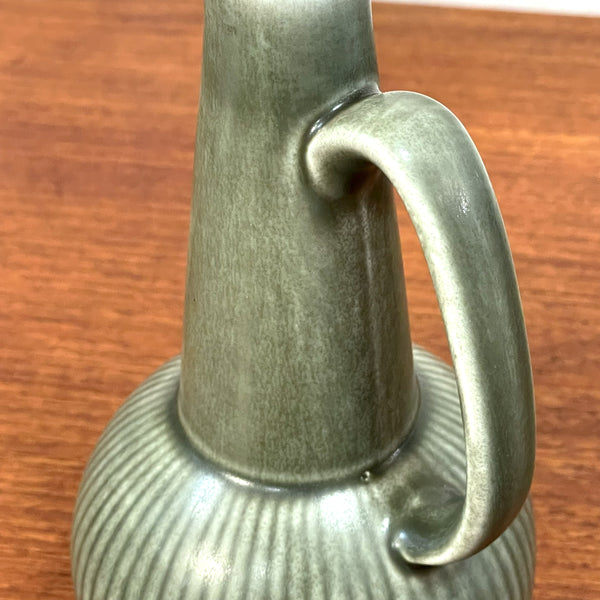 フラワーベース グンナーニールンド 花瓶 グリーン green ロールストランド Rorstrand 北欧 ヴィンテージ スウェーデン Gunnar Nylund Ritzi Sweden