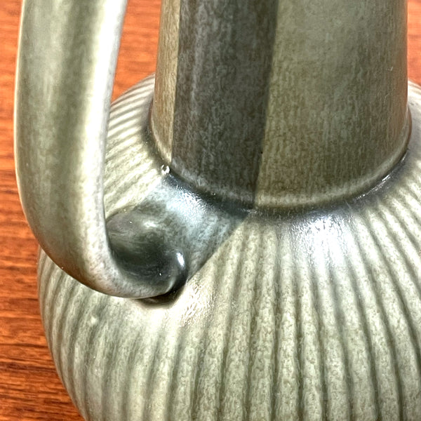 フラワーベース グンナーニールンド 花瓶 グリーン green ロールストランド Rorstrand 北欧 ヴィンテージ スウェーデン Gunnar Nylund Ritzi Sweden