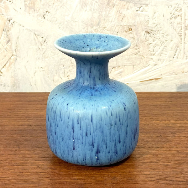 フラワーベース グンナーニールンド 花瓶 ブルー blue ロールストランド Rorstrand 北欧 ヴィンテージ スウェーデン Gunnar Nylund Sweden